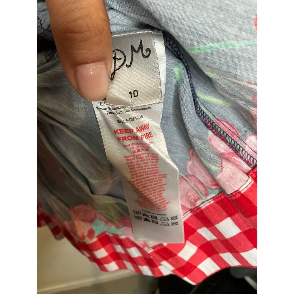 Damson Madder Allegra Puff Sleeve Blouse | Blue in 10 - Picture 8 of 11